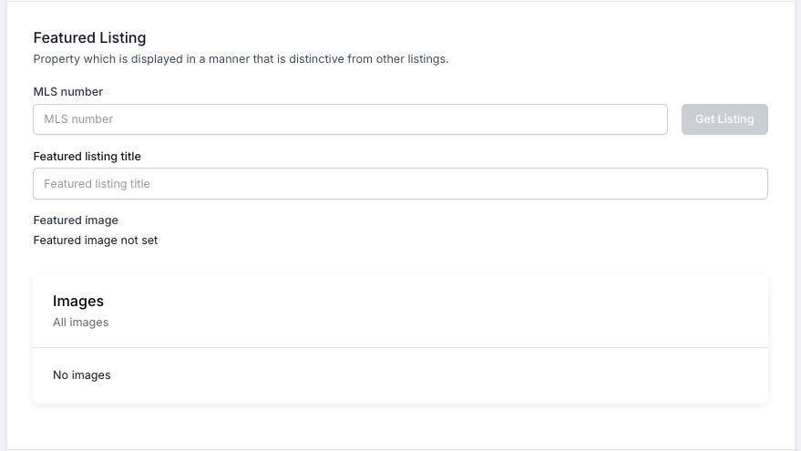 agent profile featured listing