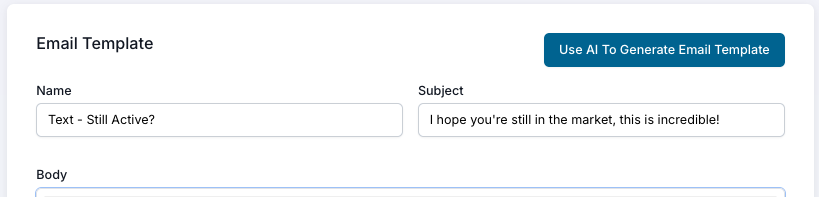 Templates template texting