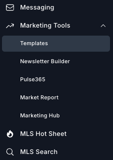 Templates templates menu